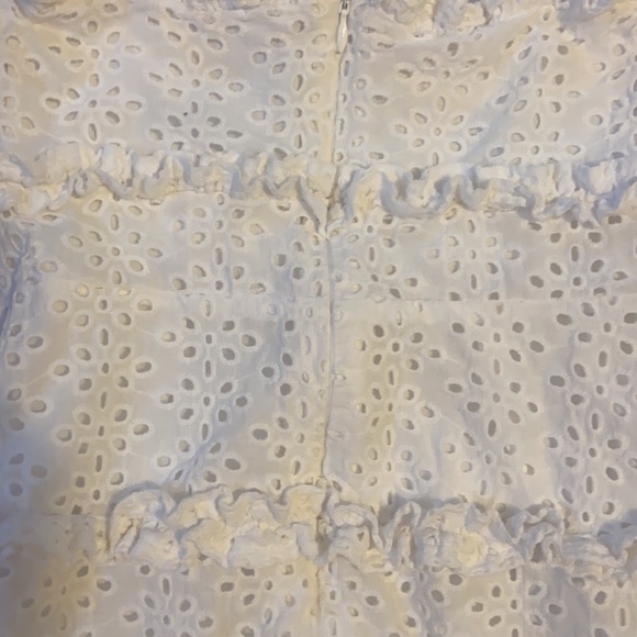 Skylar + Madison White Eyelet Lace Dress - Picture 7 of 7